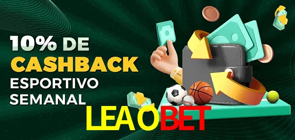 10% de bônus de cashback na LEAOBET