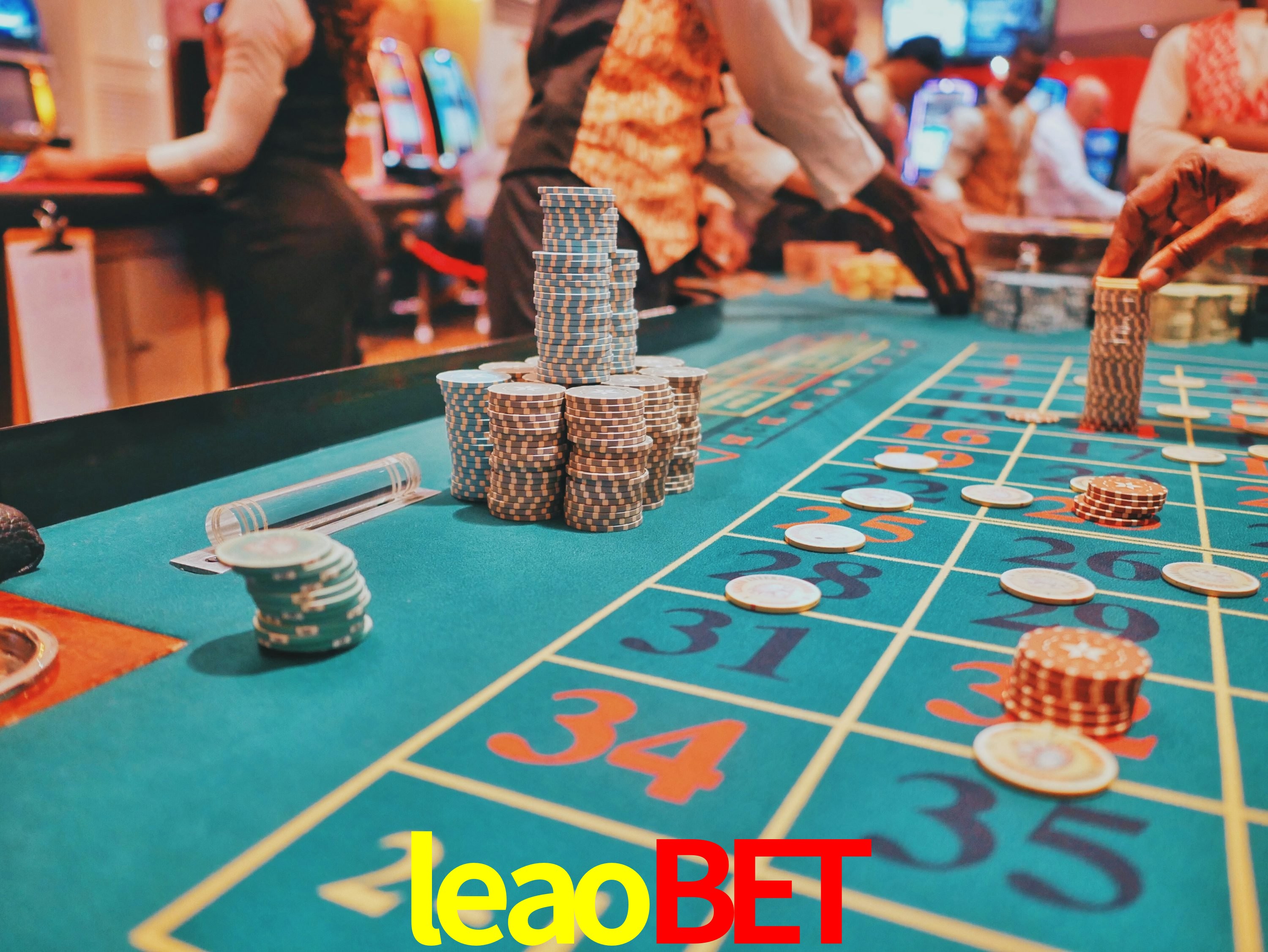 Mesa de Blackjack leaobet